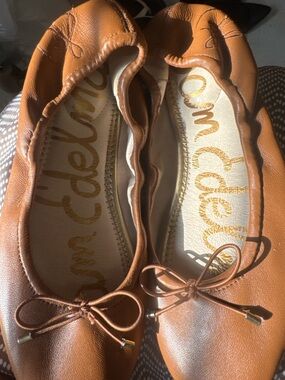 Sam Edelman Felicia Ballet Flats Leather Brown Women’s Size 6